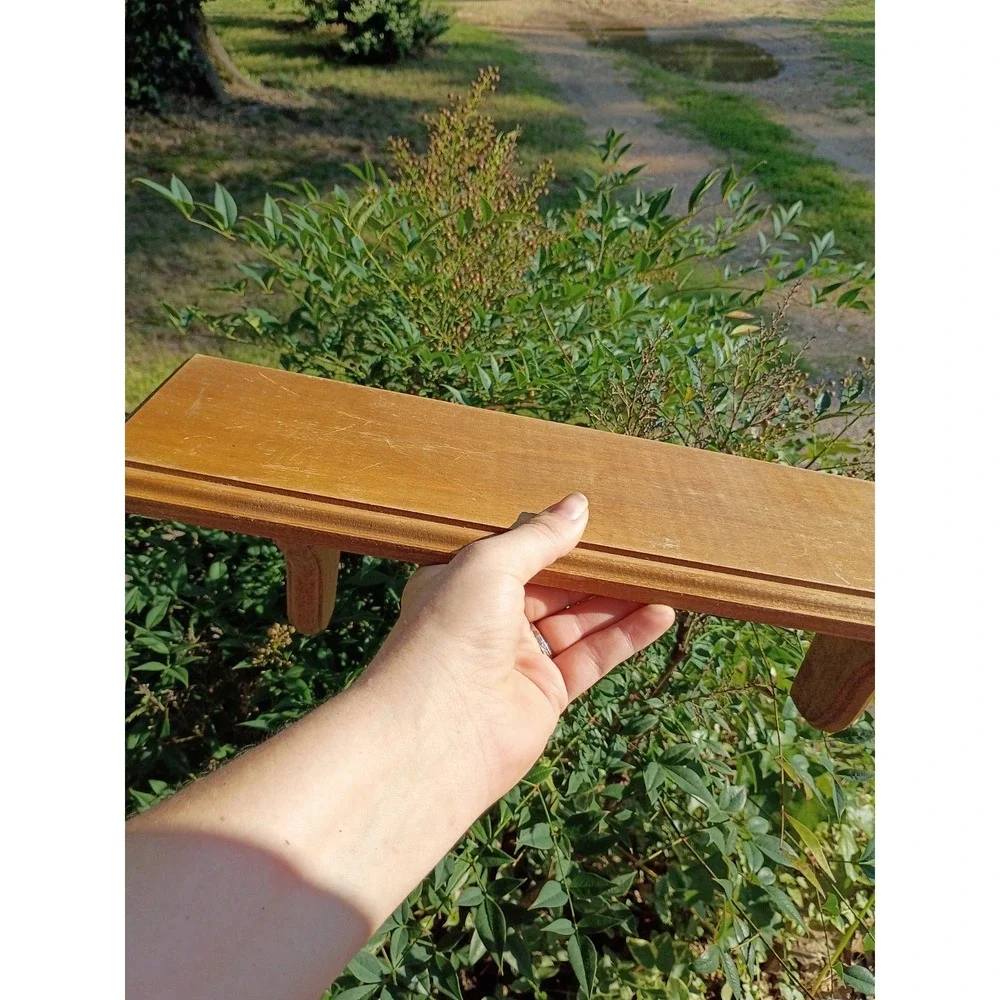 Cottage Core Wooden Shelf 18